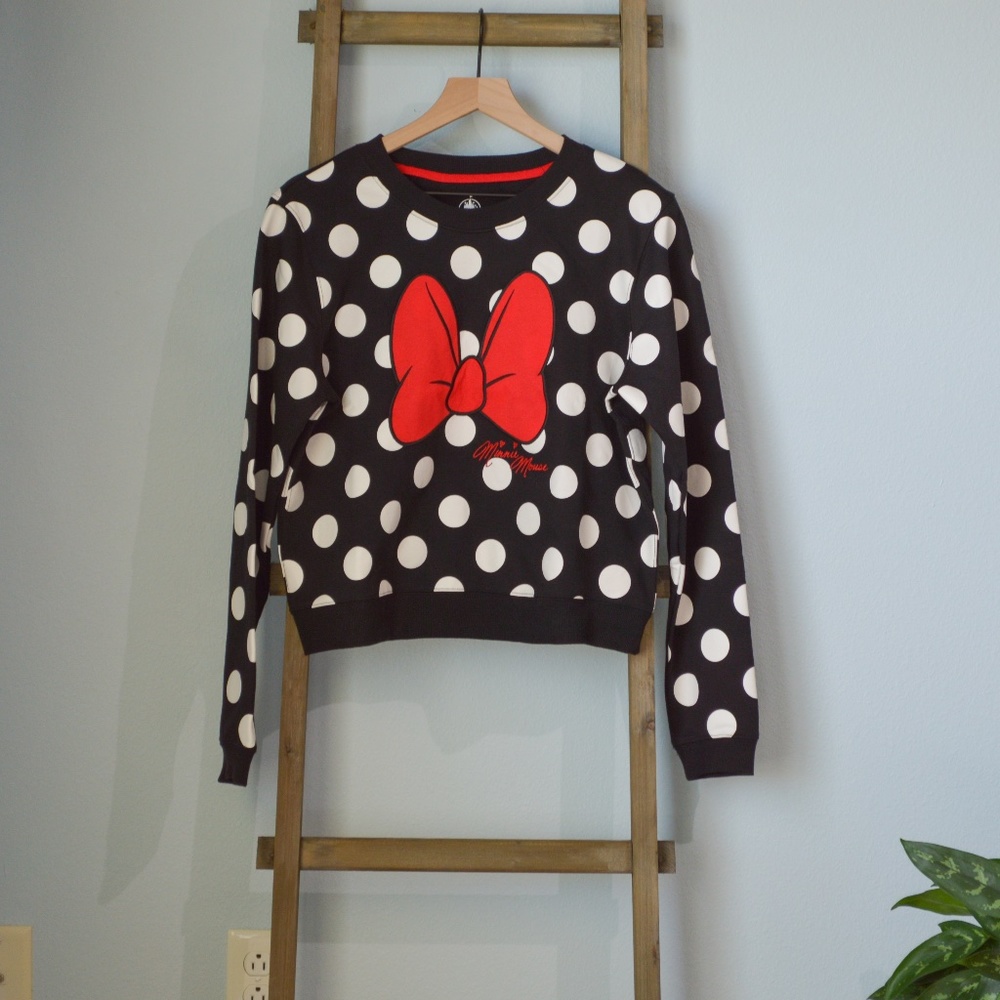 Minnie Mouse Cropped Sweatshirt
